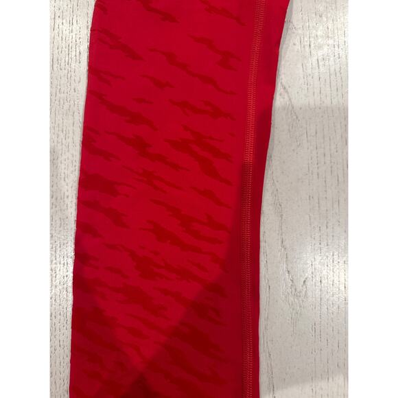 Lululemon Firetruck Red Leggings Fit Girl Gym Girl Clean Girl (N) - Picture 3 of 7